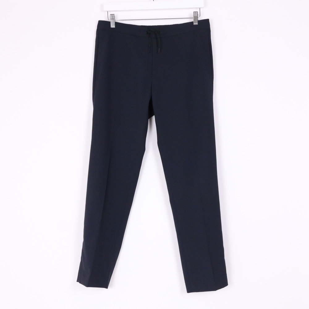 Sandro Alpha Tapered Wool Drawstring Pants - image 1